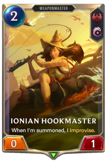 Ionian Hookmaster Card
