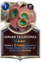 Ionian Tellstones Card
