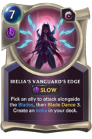 Irelia's Vanguard's Edge Card