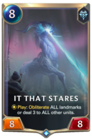 It That Stares Card