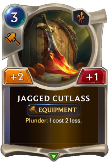 Jagged Cutlass Card