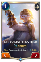 Jarro Lightfeather Card