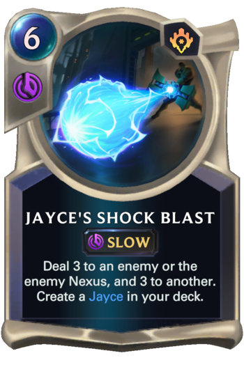 Jayce's Shock Blast Card