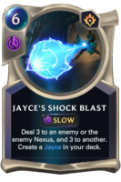 Jayce's Shock Blast Card
