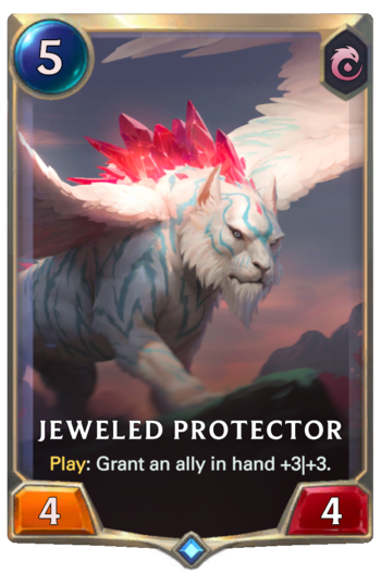 Jeweled Protector Card