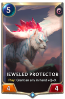 Jeweled Protector Card
