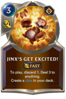 Jinx's Get Excited! Card