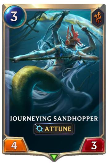 Journeying Sandhopper Card