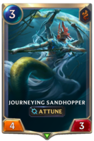 Journeying Sandhopper Card