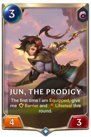 Jun, the Prodigy Card