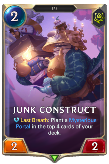 Junk Construct Card