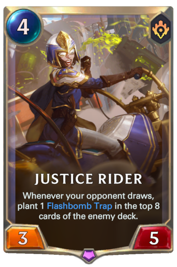 Justice Rider Card