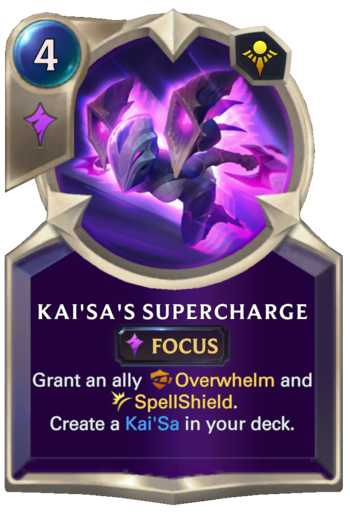 Kai'Sa's Supercharge Card