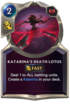 Katarina's Death Lotus Card