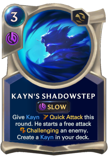 Kayn's Shadowstep Card