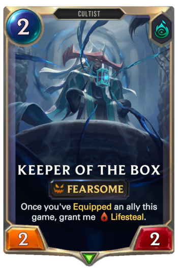 Keeper of the Box Card