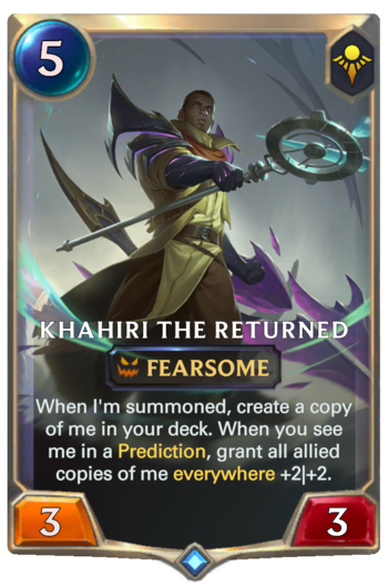 Khahiri the Returned Card