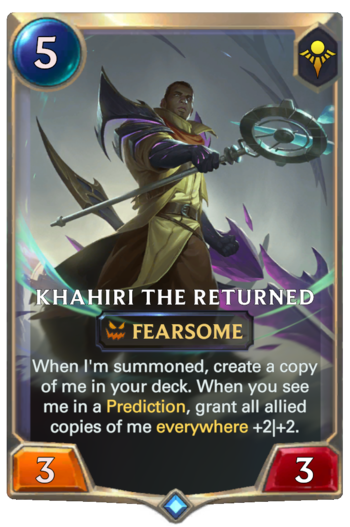 Khahiri the Returned Card