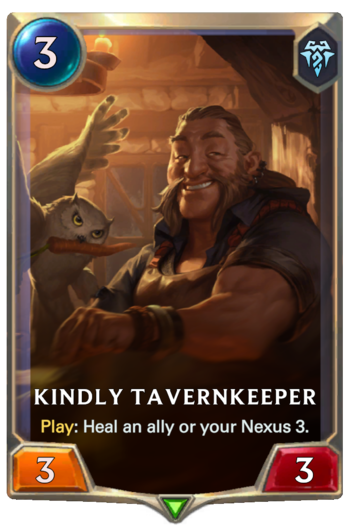 Kindly Tavernkeeper Card