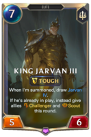 King Jarvan III Card