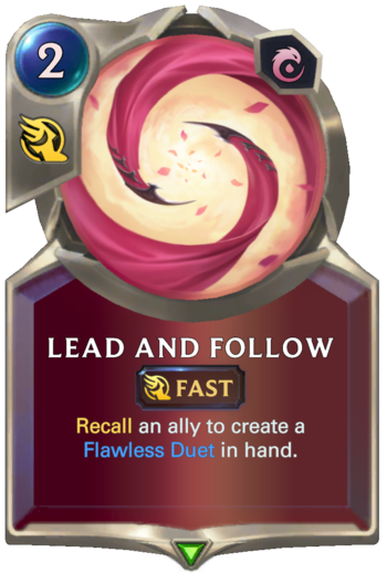 Lead and Follow Card