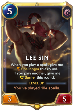 Lee Sin Card