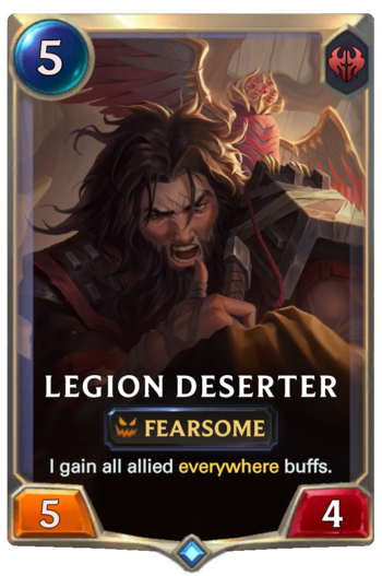 Legion Deserter Card