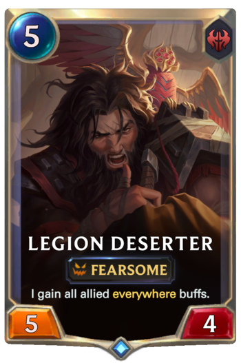 Legion Deserter Card