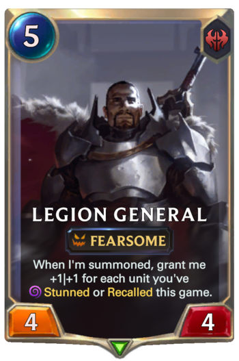Legion General Card
