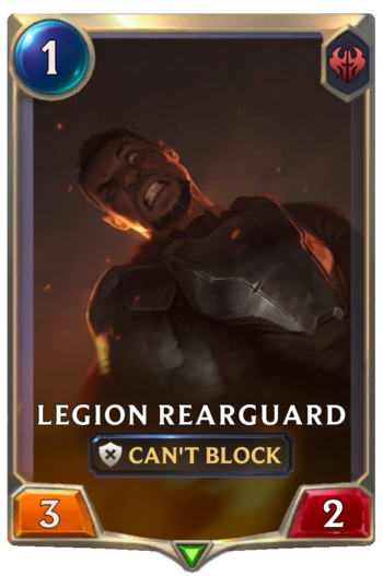 Legion Rearguard Card