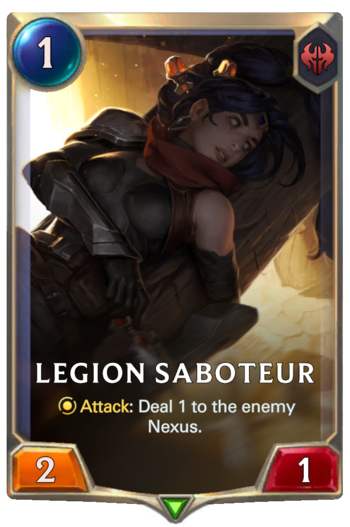 Legion Saboteur Card