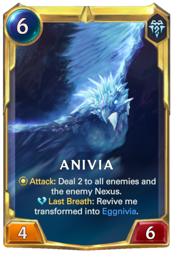 Leveled Anivia Card