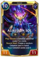 Leveled Aurelion Sol Card