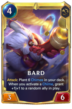 Leveled Bard Card