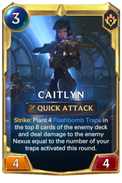 Leveled Caitlyn Card