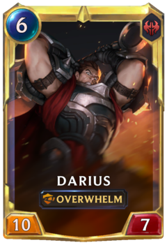 Leveled Darius Card