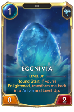Leveled Eggnivia Card