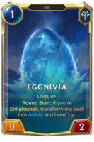 Leveled Eggnivia Card
