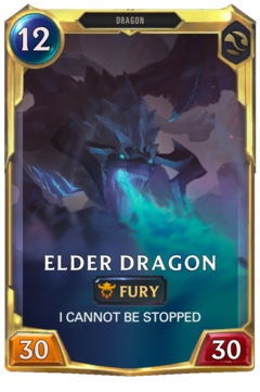 Leveled Elder Dragon Card
