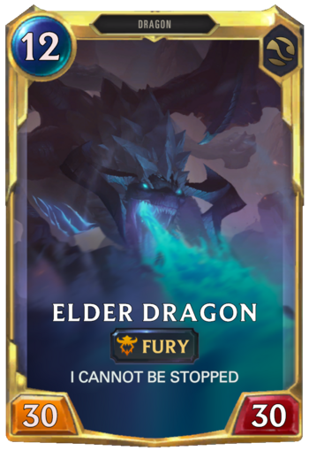 Leveled Elder Dragon Card