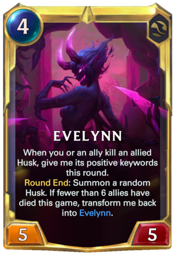 Leveled Evelynn Card
