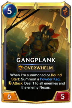 Leveled Gangplank Card
