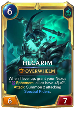 Leveled Hecarim Card