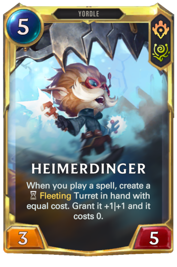 Leveled Heimerdinger Card