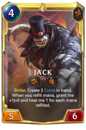 Leveled Jack Card