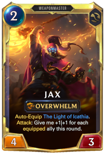 Leveled Jax Card
