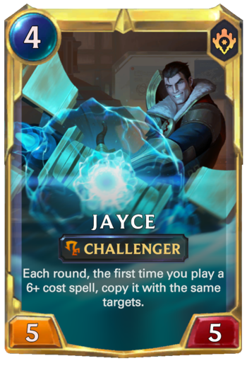 Leveled Jayce Card