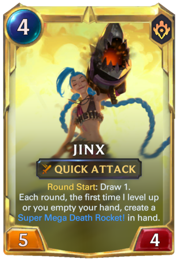Leveled Jinx Card