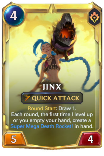 Leveled Jinx Card