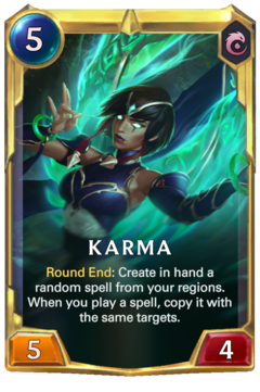 Karma :: Legends of Runeterra Card ::